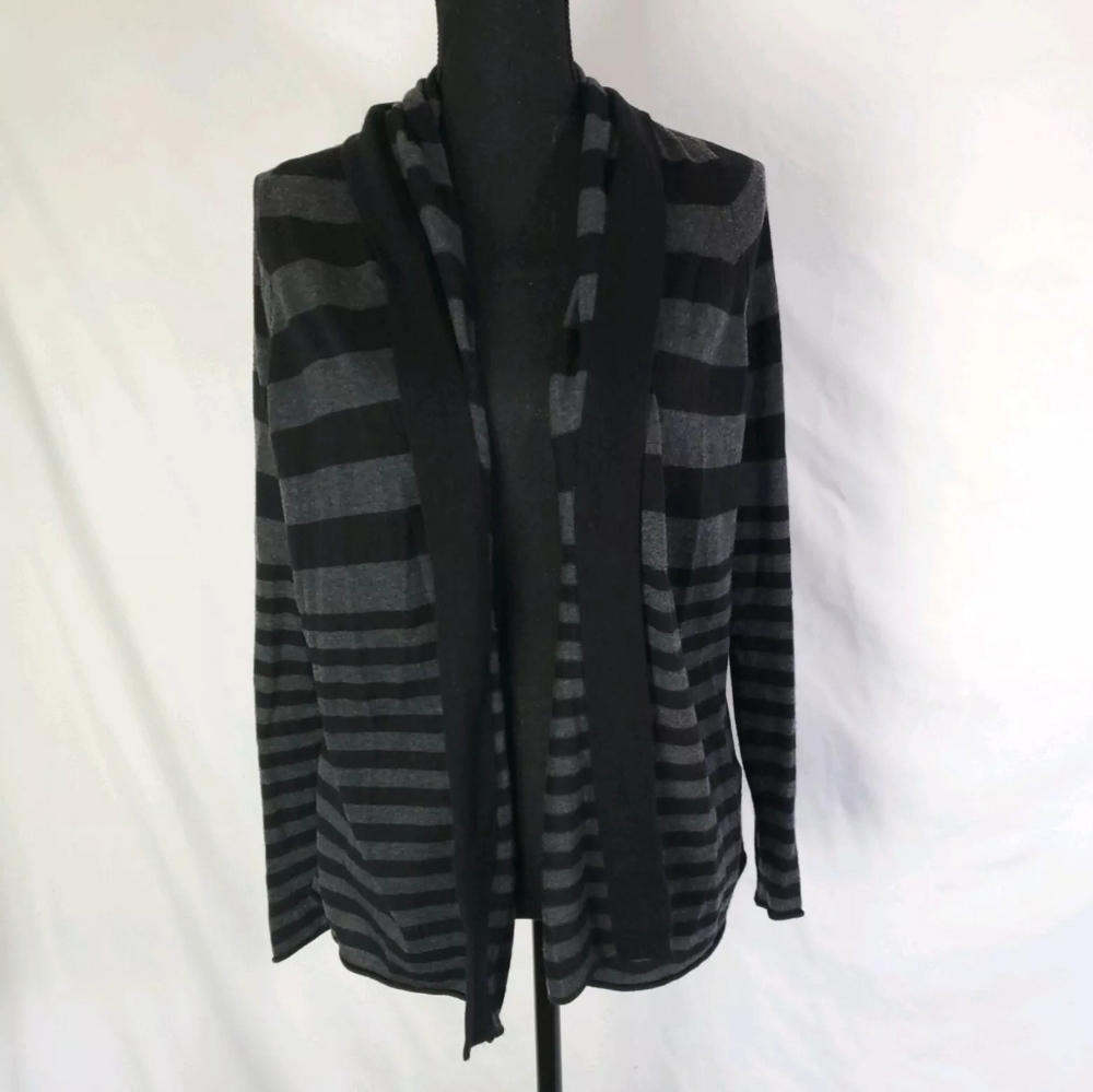 Joie Feidra Wool & Cashmere Blend Striped Open Front Cardigan Size Small